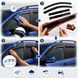 Дефлекторы окон ветровики Volkswagen Touareg I 2002-2010 Скотч 3M Voron Glass 86804 фото 3