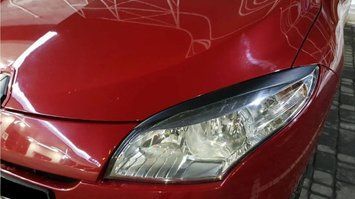 Вії фар Fly для Renault Megane III 2008-2014 Чорні 2 шт 54903 фото