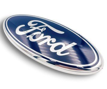 Эмблема Ford Синий + Хром 149х59 мм (на скотче) 2494973 90126 фото