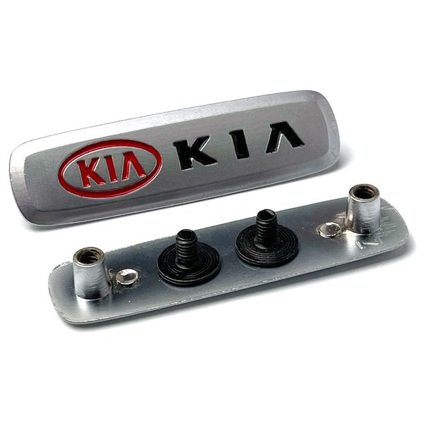 Емблема шильдик Kia для автомобільних килимків Алюміній 1 шт 60780 фото