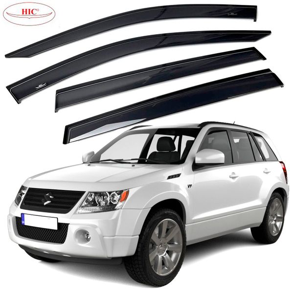 Дефлектори вікон вітровики HIC для Suzuki Grand Vitara 2005-2012 Оригінал (SU15) SU15 фото