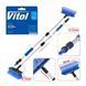 Щітка для миття авто з телескопічною ручкою Vitol 65-100 см (SC1951) 100923 фото