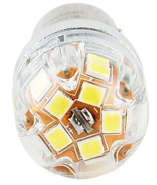 LED автолампа Brevia Spower 12/24V P21/5W 330Lm 15x2835SMD CANbus BAY 15d 2 шт (10203X2) 10203X2 фото