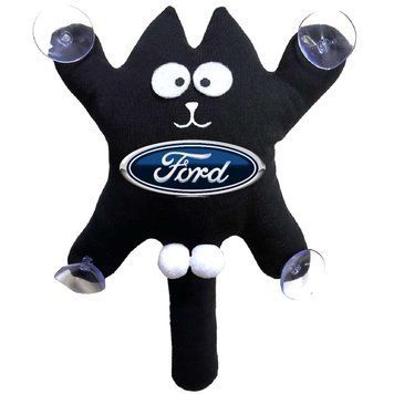 Игрушка на присоске Кот Саймон XL Ford Жирный Кот Черный (Цветной логотип 3D) 74616 фото