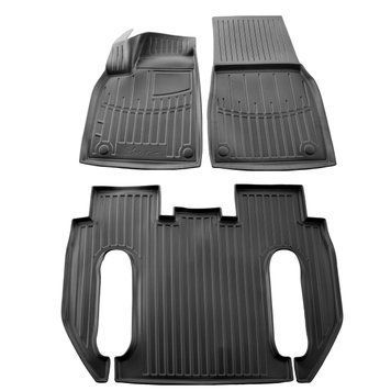 Комплект 3D ковриков з 3 штук на Tesla Model X Plaid (2022-...) Тесла 92497 фото