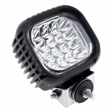 Робочий ліхтар квадрат 125x110 48W (3W*16) 10-30V Далекий/Spot (22-48W) (1шт) 2706 54730 фото