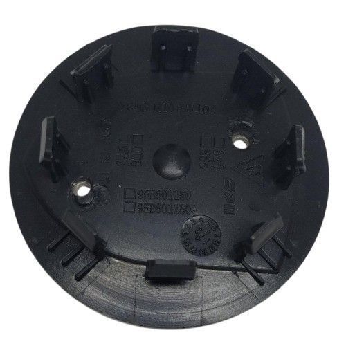 Колпак колеса Porsche Черный золотой логотип 76 мм 1 шт пластик (на защелках) OEM 7L5601149 96223 фото
