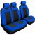 Чохли для сидінь універсальні Beltex Comfort 2+1 тип В Синій 2480 фото