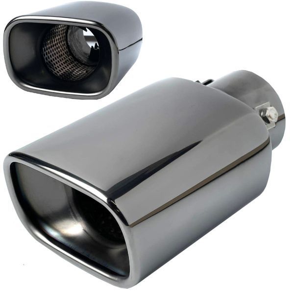 Насадка на глушник Vitol 165x95-70x59 мм Темний Хром (НГ-0415-BK) 58816 фото