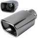 Насадка на глушник Vitol 165x95-70x59 мм Темний Хром (НГ-0415-BK) 58816 фото 5