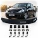 Дефлектор капота мухобойка Nissan Tiida 2004-2015 Євро Кріплення Vip Tuning (NS13) 3467 фото 1