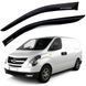Дефлектори вікон вітровики Hyundai H1 2007- Накладні Voron Glass 60212 фото 1