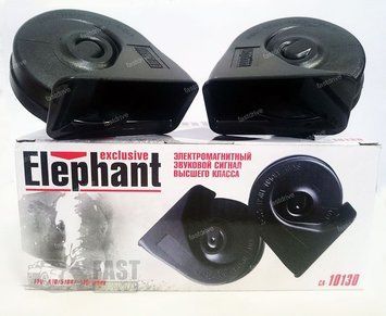 Автомобільний сигнал Elephant 12V равлик / двоконтактний / з реле (CA-10130) 53924 фото