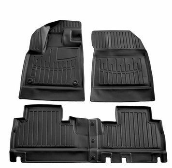 Автомобильные 3D коврики в салон для CITROEN Berlingo III 2018- (without armrest) / Высокий борт 5016114 фото