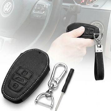 Чохол для автоключів Volkswagen Touareg із Брелоком Карабін (3 кнопки №5) 66773 фото