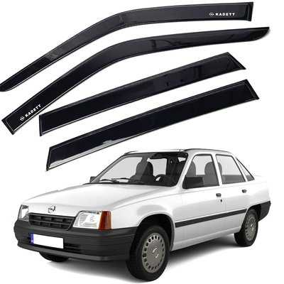 Дефлектори вікон вітровики Opel Kadett E Седан 1984-1991 Voron Glass 57768 фото