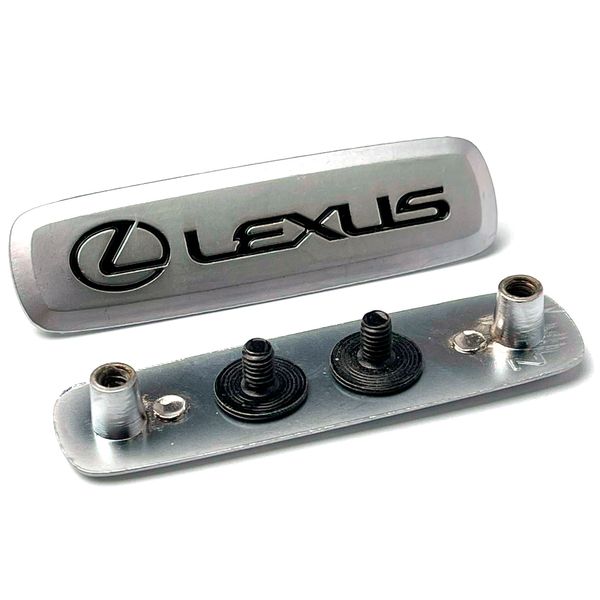 Емблема шильдик Lexus для автомобільних килимків Алюміній 1 шт 60781 фото