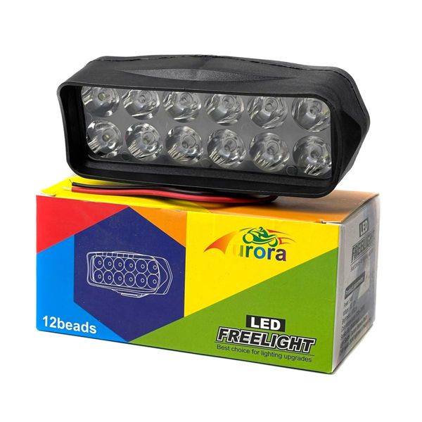 Додаткова LED фара 18W (1,5W*12) 10-30V 115x50x45 мм Далека 1 шт 54405 фото