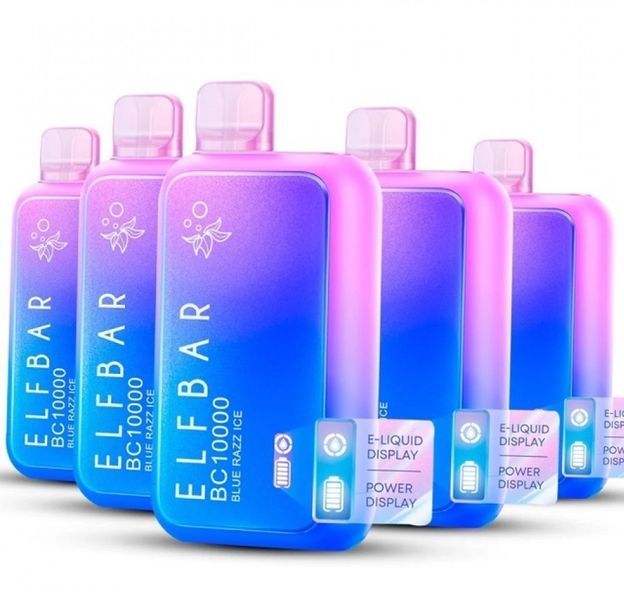 Elf Bar BC 10000 Затяжек Blueberry Gami (Черника Желейный Медведь) С Индикацией 65933 фото