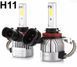 LED лампи автомобільні Stinger H11 12/24V 3200Lm 36W/5500K/IP67/9-32V Радіатор 2 шт 48675 фото 1