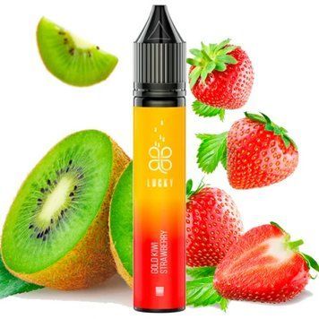 Lucky жидкость 30 ml 50 mg Gold Kiwi Strawberry Спелый Киви Клубника 86460 фото