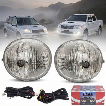 Протитуманні фари для Toyota Rav 4 2003-2008 Fortuner 2012-2015 Hilux 2005-2014 12V55W з проводкою Комплект (TY-461) 100531 фото