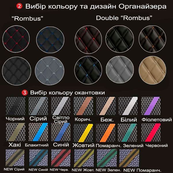 Автомобільний органайзер саквояж у багажник XL 650x310x250 мм з Логотипом Екошкіра Сірий (Exclusive) 71413 фото