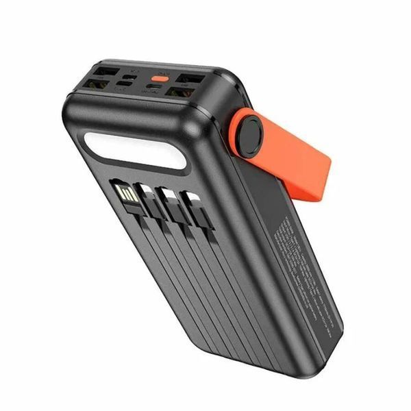 Power Bank Портативний Акумулятор HOCO 30000 mAh 22.5W PD20W Сонячна панель (DB33) 100434 фото