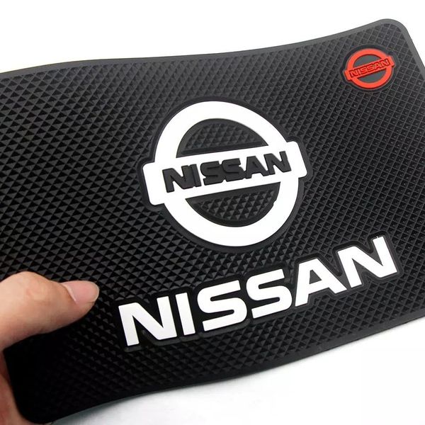 Антискользящий коврик торпеды с логотипом Nissan 40954 фото