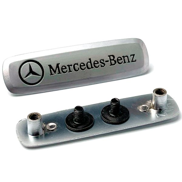 Емблема шильдик Mercedes-Benz для автомобільних килимків Алюміній 1 шт 60782 фото