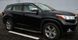 Дефлектори вікон вітровики для Toyota Highlander 2014- З Молдингом Хром TOHI2014 фото 2