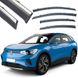 Дефлекторы окон ветровики Benke для Volkswagen ID.4 2020- Хром Молдинг Из Нержавеющей Стали 3D 65170 фото 1