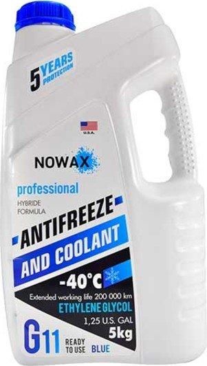 Антифриз готовый NOWAX -42°C G11 Синий 5 кг (NX05002) 42043 фото