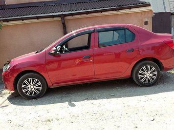 Дефлекторы окон ветровики Renault Logan Sd 2014 (EuroStandard) RE13114 фото