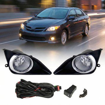 Протитуманні фари для Toyota Corolla 2007-2013 H11-12V 55W з проводкою Комплект (TY-277E2) 100532 фото