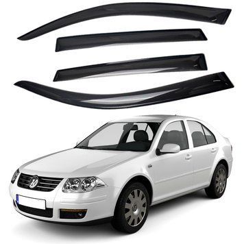 Дефлектори вікон вітровики для Volkswagen Bora / Jeeta 1998-2005 Acrylic 62257 фото