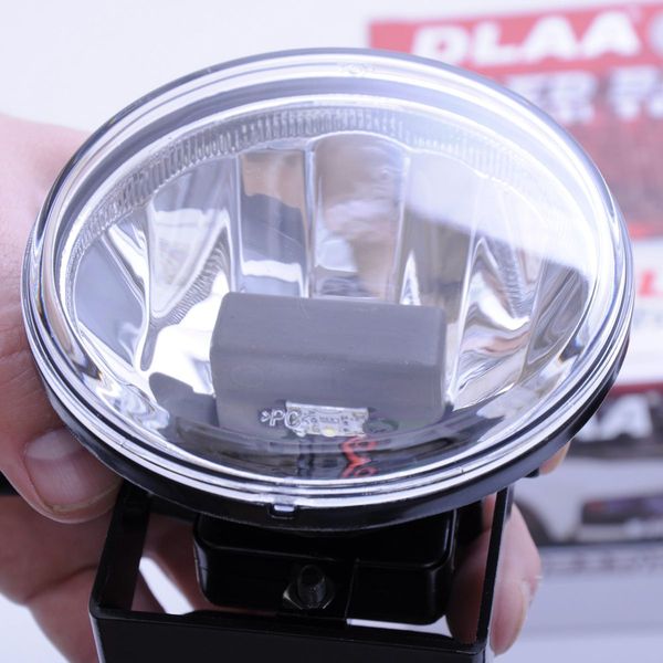 Протитуманні LED Фари круглі / кнопка вкл / викл / Лінзовані D100 мм / 12V / 12W / 6000K-CREE / 2 шт 56566 фото