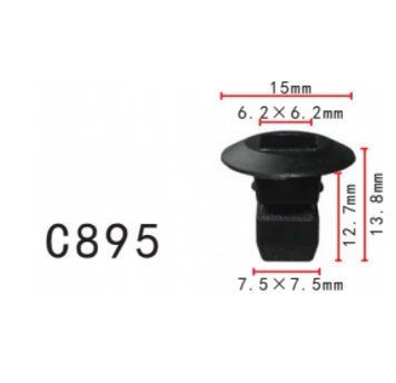 Клипса под саморез Volkswagen, Audi (N90833801, N908-338-01, 14246) (C0895) 73915 фото
