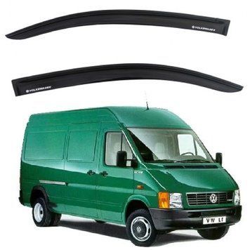 Дефлектори вікон вітровики Volkswagen LT35 1995-2006 по дверях Скотч 3M Voron Glass 87045 фото