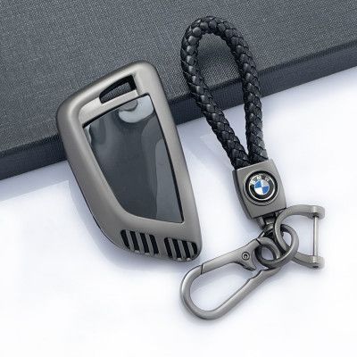 Чехол для автоключей BMW с Брелоком Темный хром Оригинал (YT0021) 44741 фото
