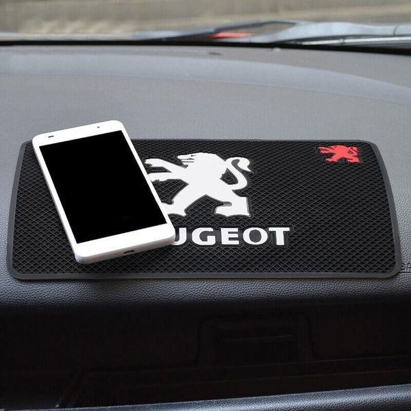 Антискользящий коврик торпеды с логотипом Peugeot 43612 фото