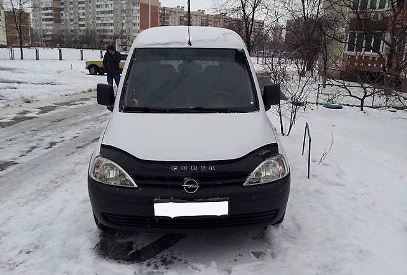 Дефлектор капоту мухобійка для Opel Combo B 1993-2001 2038 фото