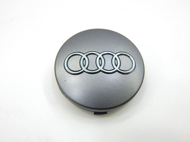 Эмблемы колес Audi (Серые + Хром) 59 мм 4 шт Оригинал 4B0601170 90060 фото