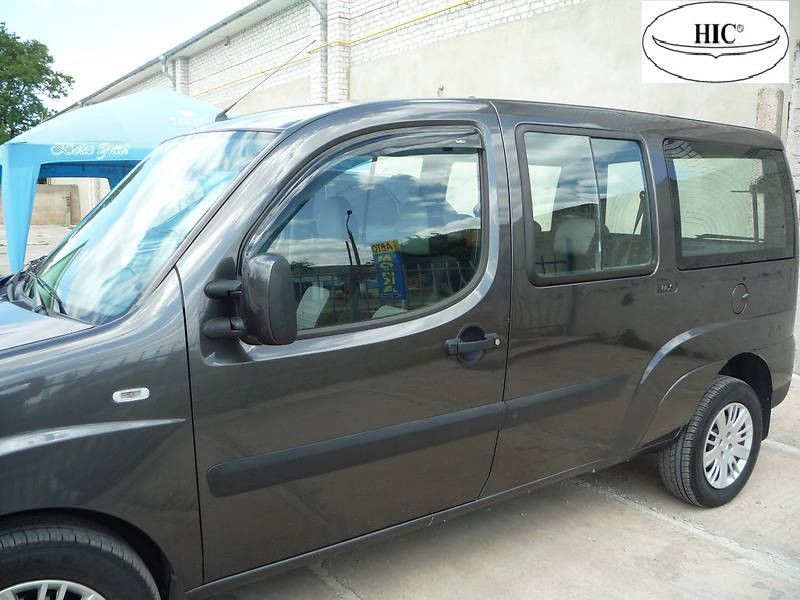 Дефлектори вікон вітровики для Fiat Doblo 2000-2010 2D-2 шт HICFI04 фото